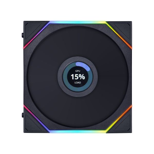 LIAN LI  UNI FAN TL with LCD Screen 140mm (1 Pack) No Controller
